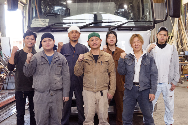 [写真]豊富な技術でクレーム0を目指します。